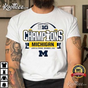 Michigan Wolverines Big Ten Championship Football T Shirt 4