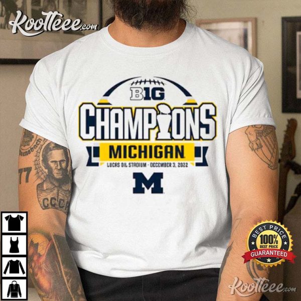 Michigan Wolverines Big Ten Championship Football T-Shirt
