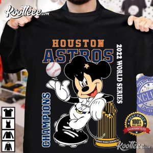 Mickey Mouse Houston Astros 2022 World Series Champions T Shirt 1