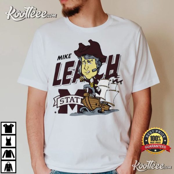 Mike Leach Pirate Mississippi State T-Shirt