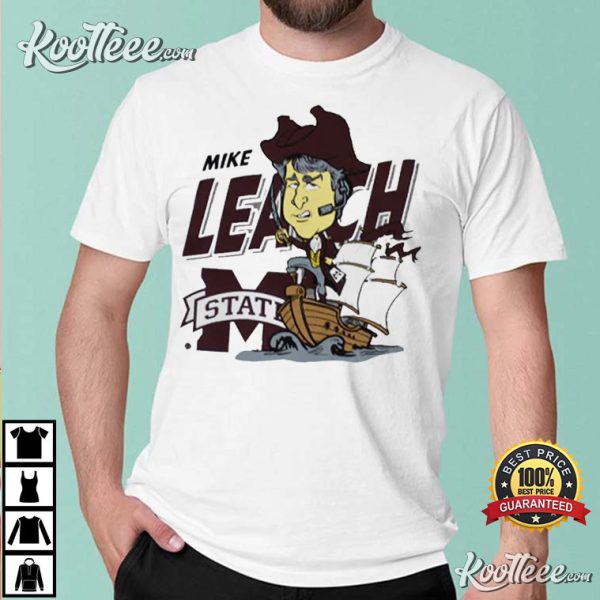 Mike Leach Pirate Mississippi State T-Shirt