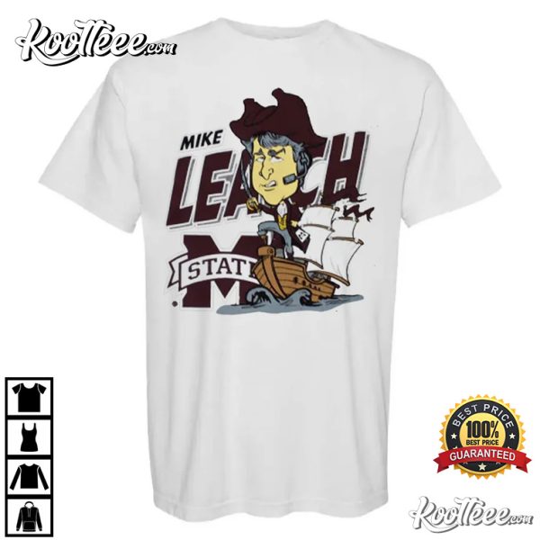 Mike Leach Pirate Mississippi State T-Shirt