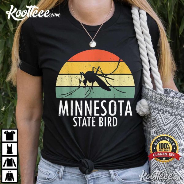 Minnesota Mosquito State Bird Funny Camping Outdoors T-Shirt