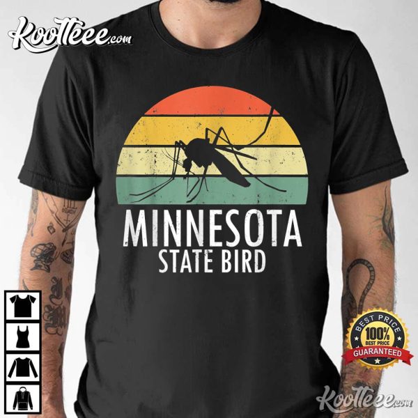 Minnesota Mosquito State Bird Funny Camping Outdoors T-Shirt