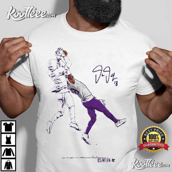 Minnesota Vikings Justin Jefferson The Catch Signature T-Shirt