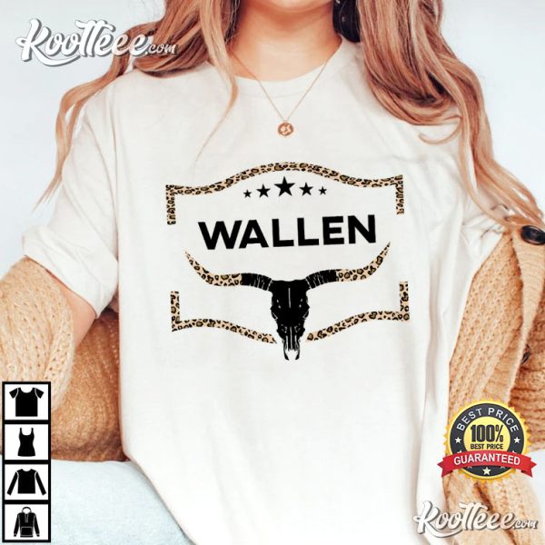 Morgan Wallen Western Cow Skull Country Music T-shirt