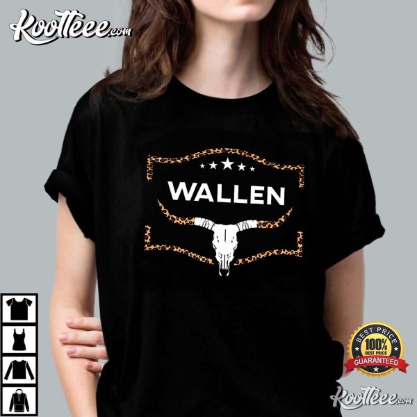 Morgan Wallen Western Cow Skull Country Music T-shirt