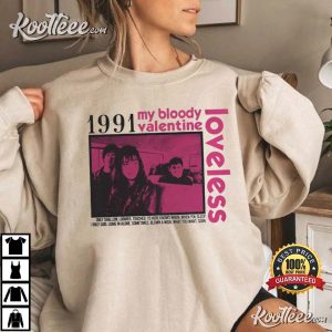 My Bloody Valentine 1991 Loveless Tracklist Merch T-shirt My Bloody Valentine 1991 Loveless Tracklist Merch T shirt 1