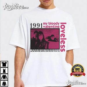 My Bloody Valentine 1991 Loveless Tracklist Merch T shirt 2