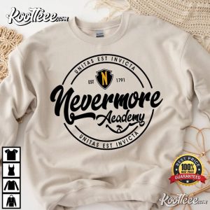 Nevermore Academy Wednesday Addams Jenna Ortega T Shirt 4