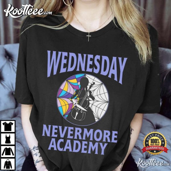 Nevermore Academy Wednesday Addams Wednesday T-Shirt