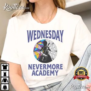 Nevermore Academy Wednesday Addams Wednesday T Shirt 4