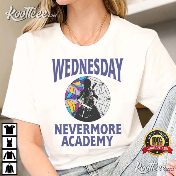 Nevermore Academy Wednesday Addams Wednesday T-Shirt