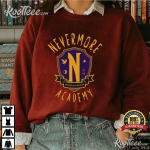 Nevermore Academy Wednesday TV Series 2022 T-Shirt Nevermore Academy Wednesday TV Series 2022 T Shirt 1