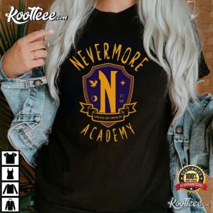 Nevermore Academy Wednesday TV Series 2022 T-Shirt Nevermore Academy Wednesday TV Series 2022 T-Shirt