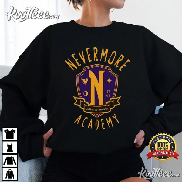 Nevermore Academy Wednesday TV Series 2022 T-Shirt