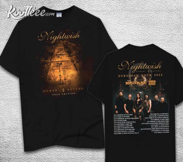 Nightwish Human II Nature European Tour 2022 T-Shirt