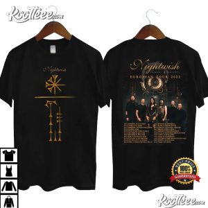 Nightwish Human II Nature European Tour T-Shirt Nightwish Human II Nature European Tour T-Shirt