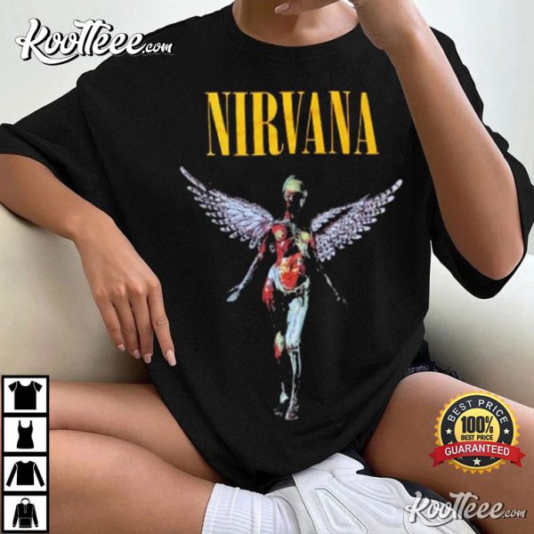 Nirvana Smiley Face Merch Band T-Shirt