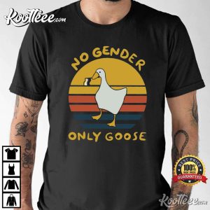 No Gender Only Goose Non-binary LGBT T-Shirt No Gender Only Goose Non binary LGBT T Shirt 2