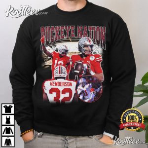 Ohio State Buckeyes Football CJ Stroud Football Player T-Shirt Ohio State Buckeyes Football CJ Stroud Football Player T Shirt 1 3