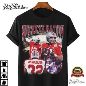 Ohio State Buckeyes Football CJ Stroud Football Player T-Shirt Ohio State Buckeyes Football CJ Stroud Football Player T Shirt 1 4