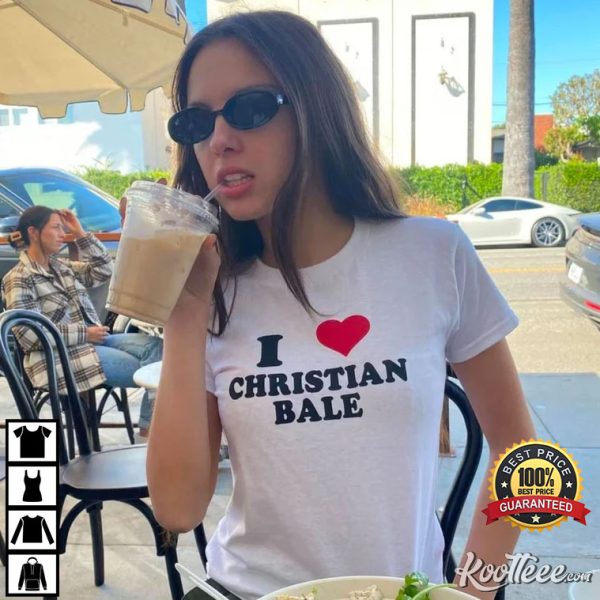 Olivia Rodrigo I Heart Christian Bale T-Shirt