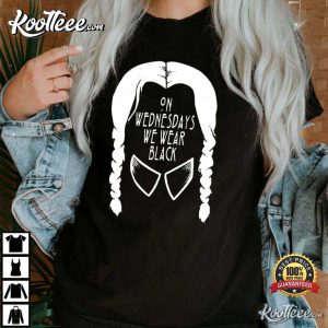 On Wednesday We Wear Black Wednesday T Shirt 1