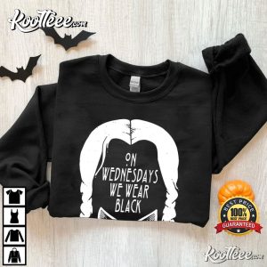 On Wednesday We Wear Black Wednesday T Shirt 3