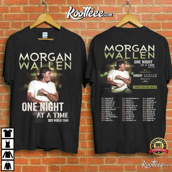 One Night At A Time Morgan Wallen World Tour 2023 T-Shirt