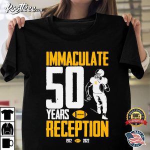 Pittsburgh Steelers Immaculate 50 Years Reception T shirt 1