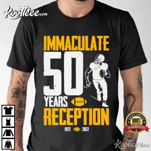 immaculate reception 50th anniversary shirt