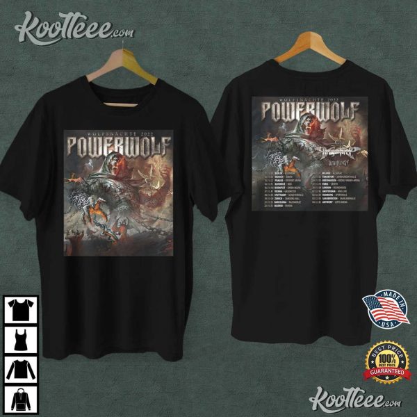 Powerwolf Wolfsnächte Tour 2022 T-Shirt