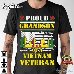 Proud Grandson Of A Vietnam War Veteran T Shirt 2