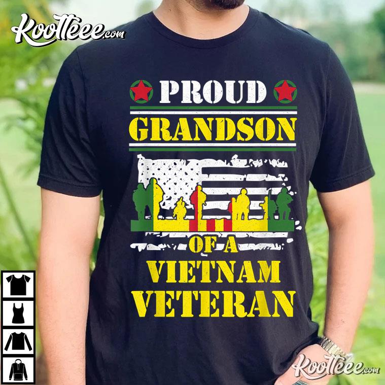Proud Grandson Of A Vietnam War Veteran T-Shirt