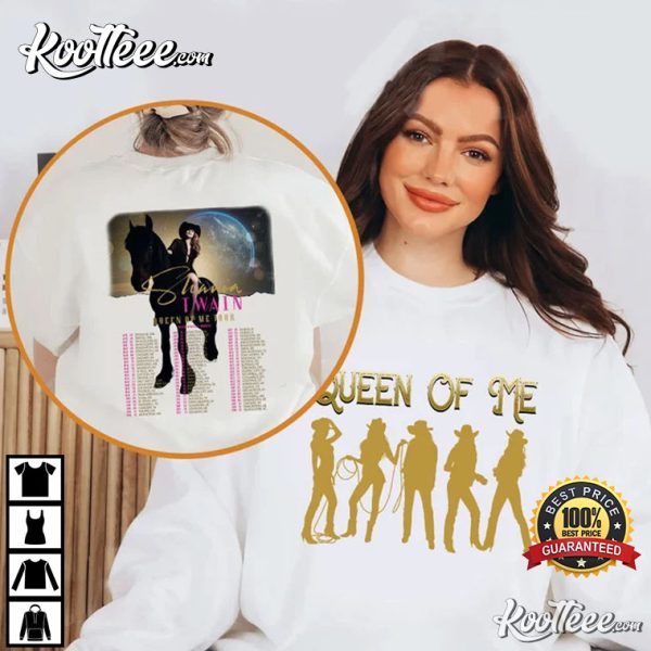 Queen Of Me Tour 2023 Shania Twain T-Shirt