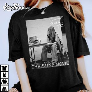 RIP Christine Mcvie Fleetwood Mac Vintage T-Shirt RIP Christine Mcvie Fleetwood Mac Vintage T Shirt 1