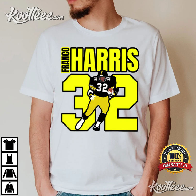 RIP Franco Harris 32 In Loving Memories 1950-2022 T-Shirt