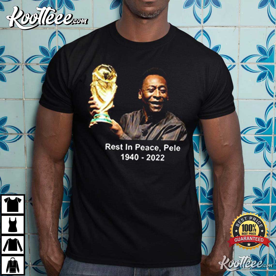 Rip Pele Legend Soccer Brazil Soccer Shirt,Sweater, Hoodie, And Long  Sleeved, Ladies, Tank Top