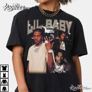 Rapper Lil Baby Classic Vintage Bootleg Rap T-Shirt Rapper Lil Baby Classic Vintage Bootleg Rap T Shirt 3