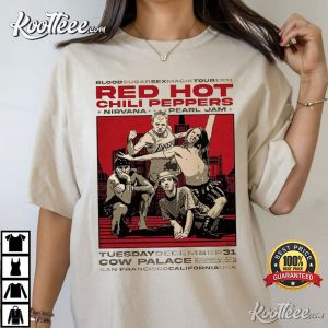 Red Hot Chili Peppers Unlimited Love Tour T-Shirt Red Hot Chili Peppers Unlimited Love Tour T-Shirt
