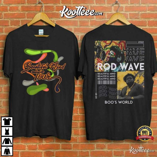 Rod Wave Beautiful Mind 2022 Tour T-Shirt #2