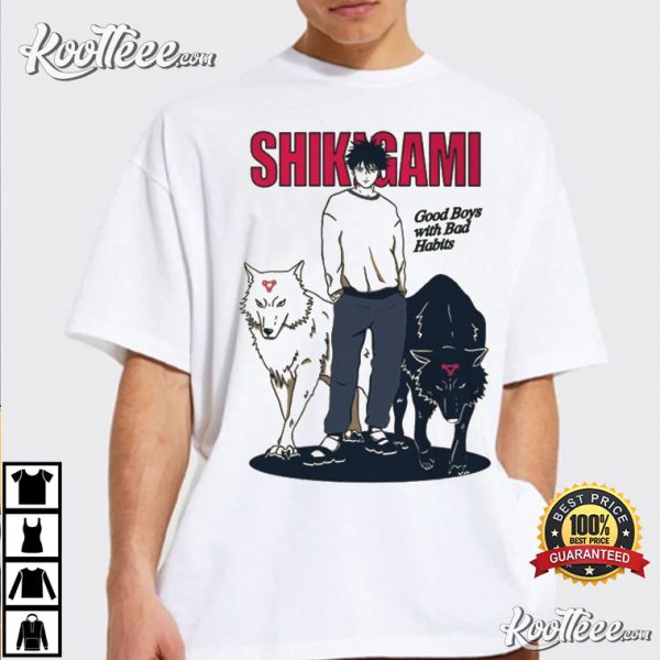 Shikigami Megumi Jujutsu Kaisen Good Boys T-Shirt
