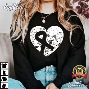 Spread Love Heart Ribbon Cancer HIVAIDS T Shirt 1