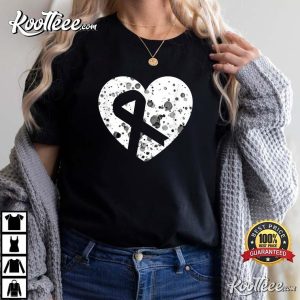 Spread Love Heart Ribbon Cancer HIVAIDS T Shirt 3