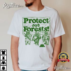 Star Wars Ewoks Protect Our Forests Camp Graphic T-Shirt