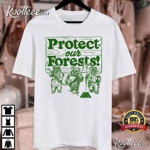 Star Wars Ewoks Protect Our Forests Camp Graphic T Shirt 4