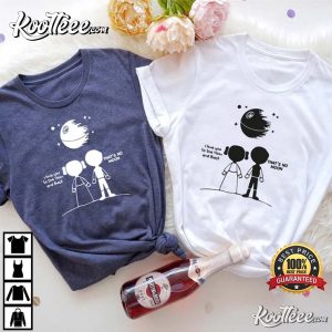 Star Wars I Love You To The Moon And Back Couples Shirts Star Wars I Love You To The Moon And Back Couples Shirts 1