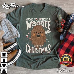 Star Wars Wookiee Little Christmas T Shirt 1
