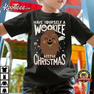 Star Wars Wookiee Little Christmas T Shirt 2